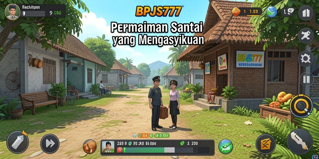Tampilan gameplay BPJS777 yang ceria dan menarik.