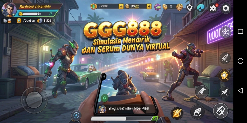 Screenshot GGG888 menampilkan gameplay simulasi yang mengasyikkan.