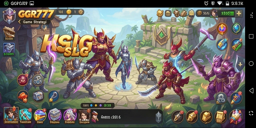 Tampilan gameplay GGR777 yang menegangkan dan strategis.