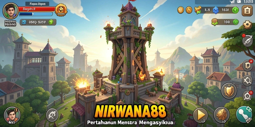 Tampilan gameplay menarik di NIRWANA88 yang penuh strategi.