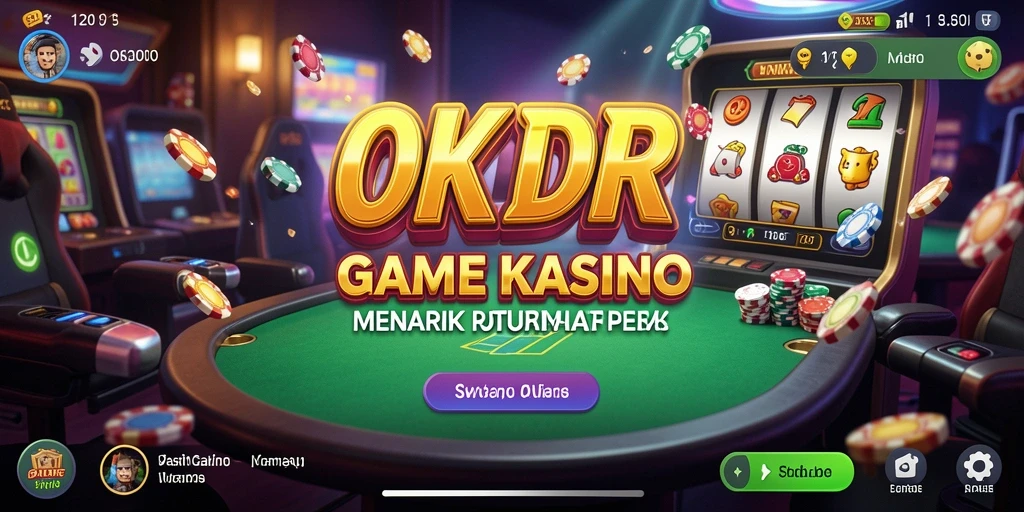 Tampilan seru dari gameplay Kasino di OKIDR.