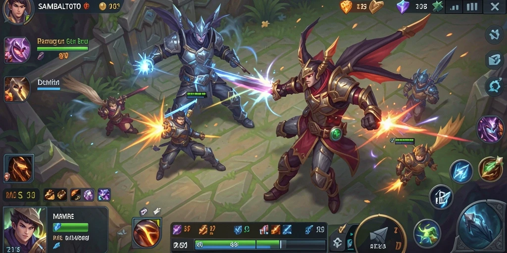 Tangkapan layar utama gameplay SAMBALTOTO yang seru dan dinamis.