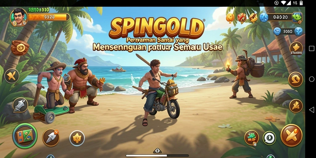 Screenshot SPINGOLD menampilkan keseruan gameplay yang santai dan menarik.
