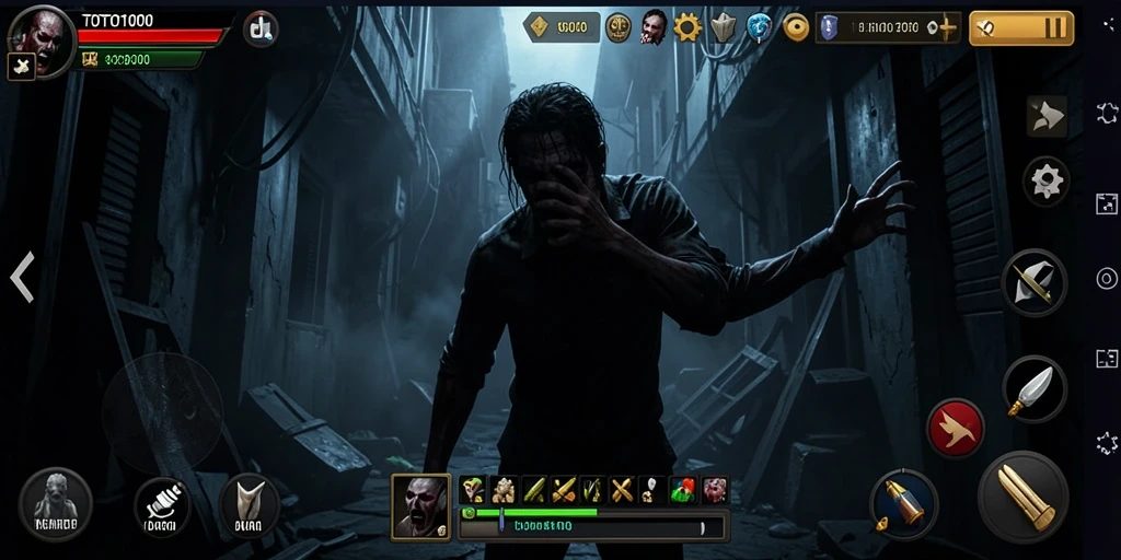 TOTO1000 menampilkan gameplay Horror yang menakutkan dan menengangkan.